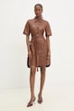 Šaty Answear.LAB b351.ios hnedá WZ24