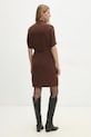 Odzież Answear Lab sukienka 5290.IKK brązowy