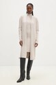 Answear Lab rochie și cardigan W01026.hos bej