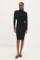 Answear Lab rochie și pulover MG58978AB.hlk negru