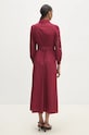 Îmbrăcăminte Answear Lab rochie din bumbac V3415.fos burgundia