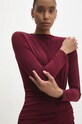 Answear Lab rochie burgundia 1251.tos