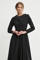 Pamučna haljina Answear.LAB crna sng.28.tos