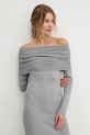 Answear Lab rochie gri hl041.ios