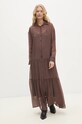 Šaty Answear.LAB hnědá d93024.ilk