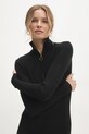 Answear Lab rochie de cașmir ASF2480.flk negru
