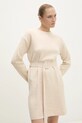 Сукня з вовною Answear.LAB CH1759.HLK бежевий WW25