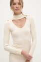 Answear Lab rochie bej W0106AB.hms
