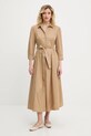 Answear Lab rochie din bumbac 3922.iak bej WW25