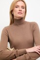 Answear Lab sweter z kaszmirem brązowy wf2408.1.FKK