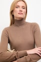 Answear Lab sweter z kaszmirem brązowy wf2408.1.FKK