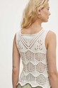 Одяг Бавовняна жилетка Answear.LAB 3646.TJS бежевий