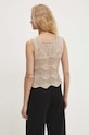 Îmbrăcăminte Answear Lab vestă din bumbac 3646.TJS bej