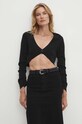Answear Lab cardigan negru 1005.ijs