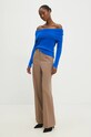 Answear Lab pulover 4198.tos albastru WZ24
