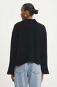 Answear Lab pulover de lana negru 2220.fos
