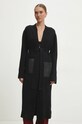Πλεκτή ζακέτα Answear.LAB BV05393.HLK μαύρο WZ24
