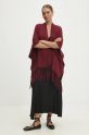 Answear Lab poncho M1796.HLK burgundia WZ24