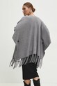 Îmbrăcăminte Answear Lab poncho M1796.HLK gri