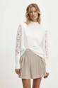 Answear Lab pulover subtiri alb CE24006.HLK