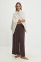 Answear Lab poncho 8933.hms beżowy WZ24