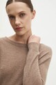 Vlněný svetr s kašmírem Answear.LAB 123.fos hnědá