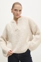 Светр з вовною Answear.LAB 1932.tlk бежевий WZ24