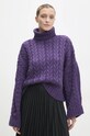 Answear Lab pulover burgundia 3598.tlk