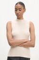 Безрукавка Answear.LAB LB0126AB.hos бежевий WZ24