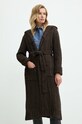 Πλεκτή ζακέτα Answear Lab άλλο καφέ tt4349.z.tos