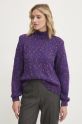 Answear Lab sweter fioletowy 3673.tos