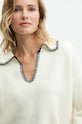 Answear.LAB sweter z wełną beżowy 231958.fos