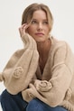 Answear Lab kardigan sng.31.tos beżowy