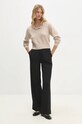 Answear.LAB sweter z wełną 1455.ilk beżowy WZ24