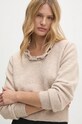 Answear.LAB sweter z wełną beżowy 1455.ilk