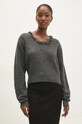 Answear Lab pulover de lana grosime medie gri 1455.ilk