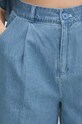 Answear Lab pantaloni scurti jeans albastru 22820.2HWK