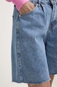 Answear Lab pantaloni scurti jeans albastru a1027.IKK