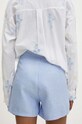 Îmbrăcăminte Answear Lab pantaloni scurti T1860.HMS albastru