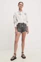 Answear.LAB szorty jeansowe h6000.5.wms szary WZ24