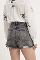 Îmbrăcăminte Answear Lab pantaloni scurti jeans h6000.5.wms gri