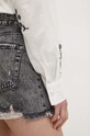 Answear Lab pantaloni scurti jeans gri h6000.5.wms