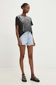 Answear Lab szorty jeansowe a2715.ijs niebieski WZ24