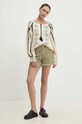 Джинсовые шорты Answear.LAB mt045.IKK зелёный WZ24