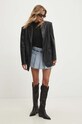 Answear Lab fustă-pantalon din denim 71672.TMS albastru WZ24