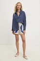 Answear Lab pantaloni scurti rm.432.fjs albastru WZ24