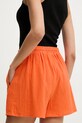 Îmbrăcăminte Answear Lab pantaloni scurti din bumbac 152402.2.fh portocaliu
