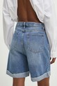 Odzież Answear Lab szorty jeansowe 1301.ims niebieski