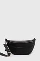 Answear Lab borseta de piele uni negru 747.HWK