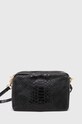 Answear Lab poseta de piele uni negru 446.HWK